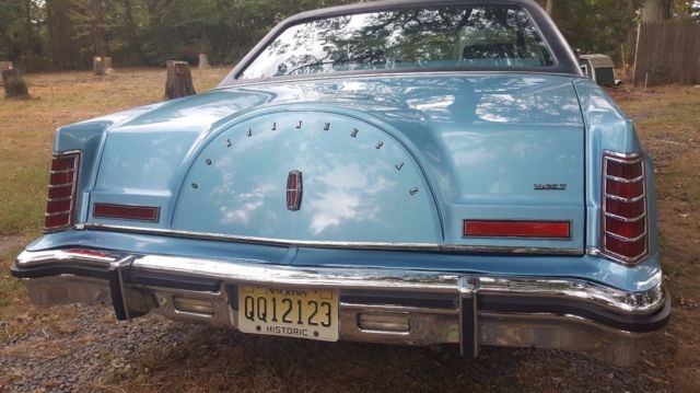 1978 Lincoln Mark Series Blue Leather - photo 4