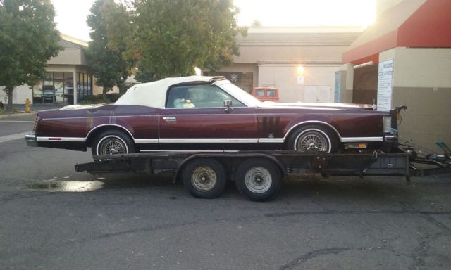 1978 Lincoln Mark V Convertible 1978 Lincoln Mark Series