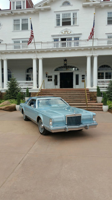 1978 Lincoln Mark V Diamond Jubilee Edition Blue Excellent condition 1978 Lincoln Mark Series Mark V Diamond Jubilee
