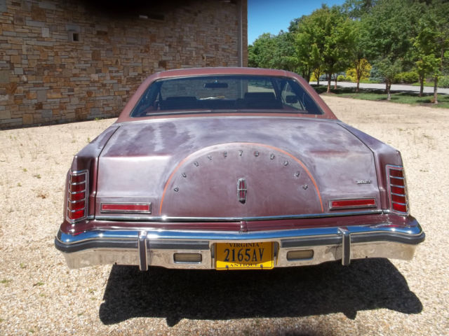 1978 Lincoln Mark Series MARK V with ONLY 8478 ORIGINAL MILES!! - photo 5