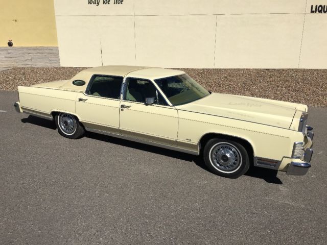 1978 Lincoln Towncar 1 owner 35,000 miles 1978 Lincoln Continental
