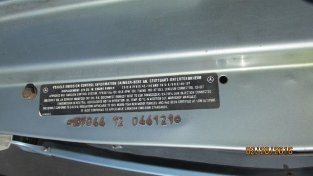 1978 Mercedes-Benz 400-Series 450sl - photo 12