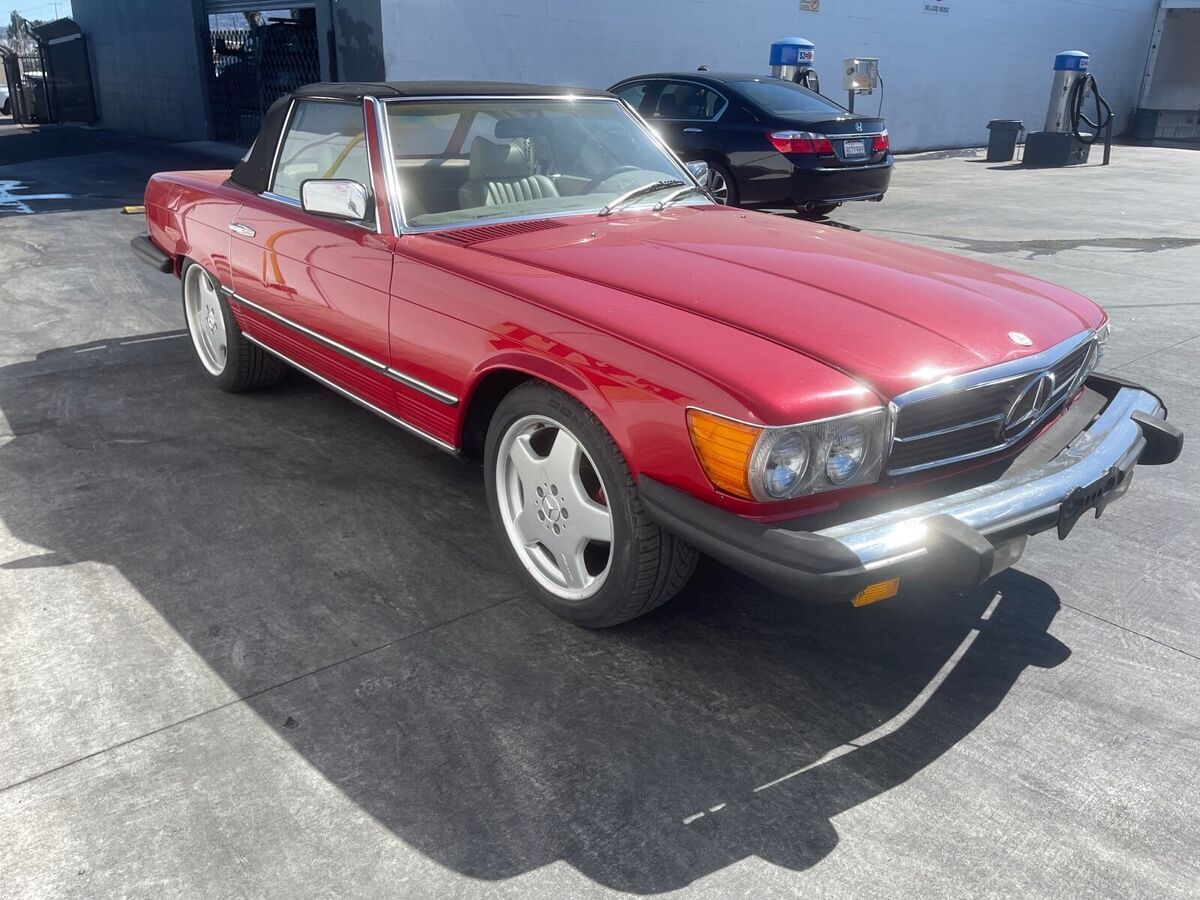 1978 Mercedes-Benz 450SL Coupe Red RWD Automatic 1978 Mercedes-Benz 450SL