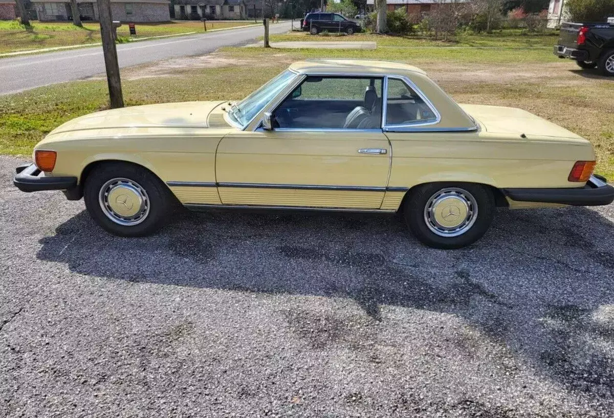 1978 Mercedes-Benz 450SL Yellow 2D 1978 Mercedes-Benz 450SL 2D