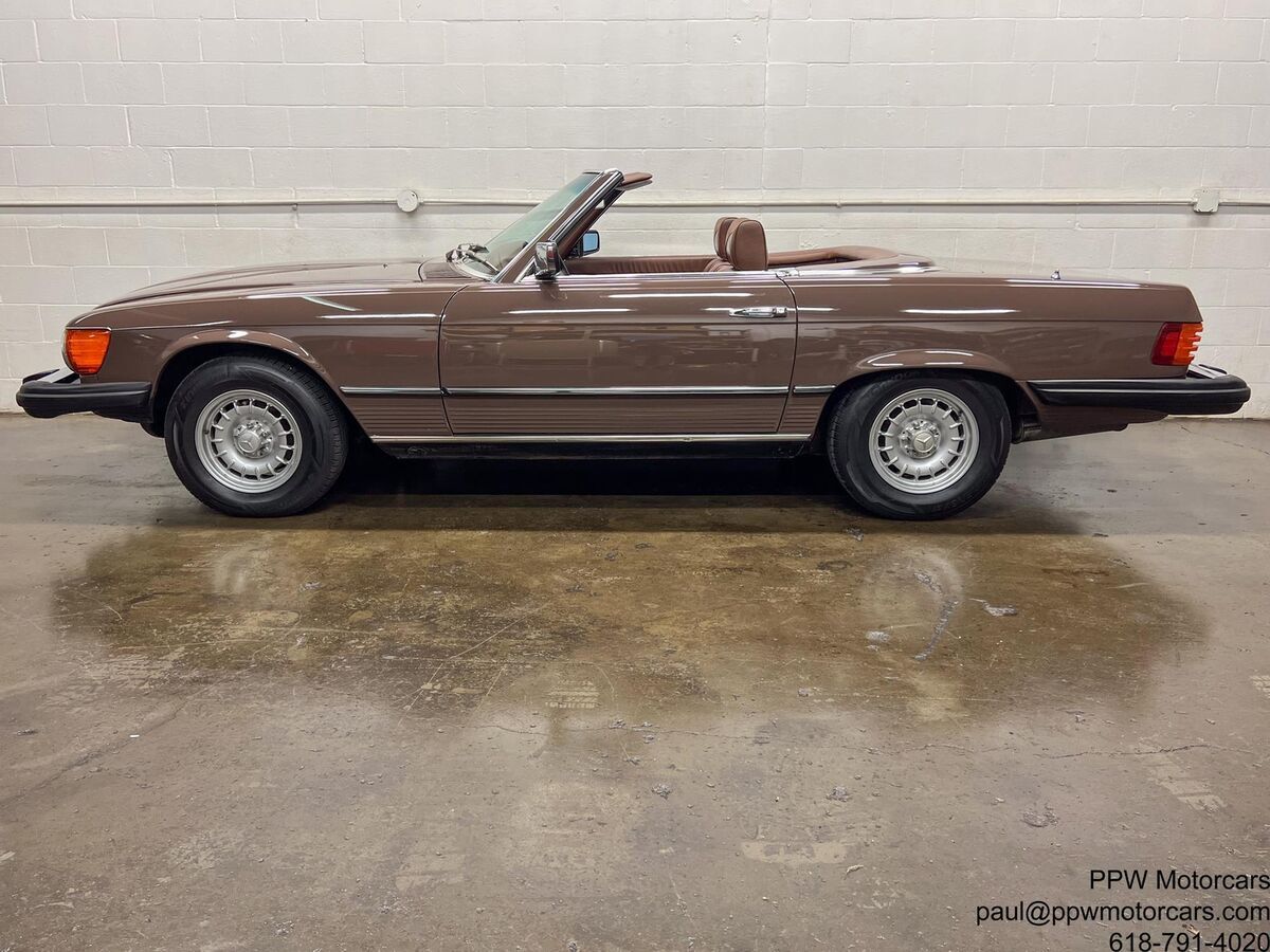 1978 Mercedes-Benz SL-Class 82,682 Miles Topaz Brown Convertible 4.5L V8 Automa 1978 Mercedes-Benz 450SL