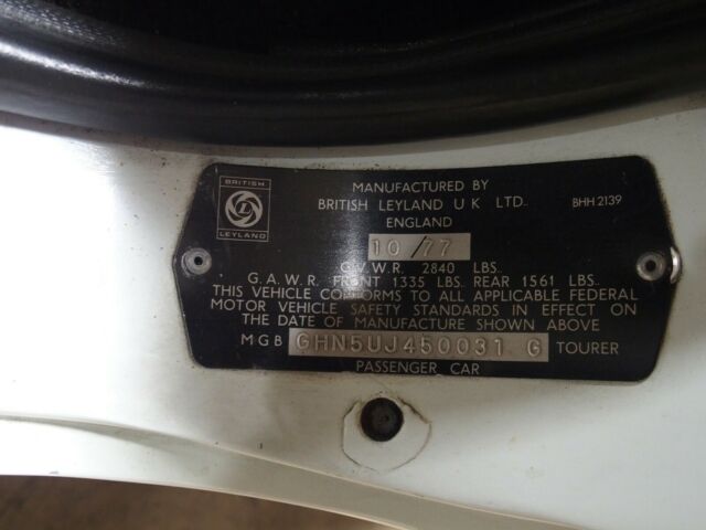 1978 MG MGB MkIV - photo 9