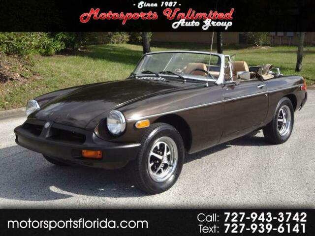 1978 MG B Roadster 22583 Miles Cocoa Metallic Clearcoat 1.8l 4-Cylinder Select 1978 MG MGB Roadster