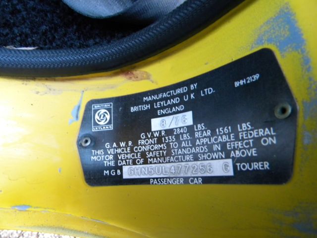 1979 MG MGB - photo 13