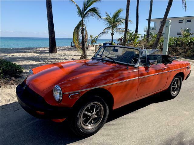1978 MG MGB 71,702 Miles Red Convertible I4 1.8L Manual transmission, AMAZING 1978 MG MGB