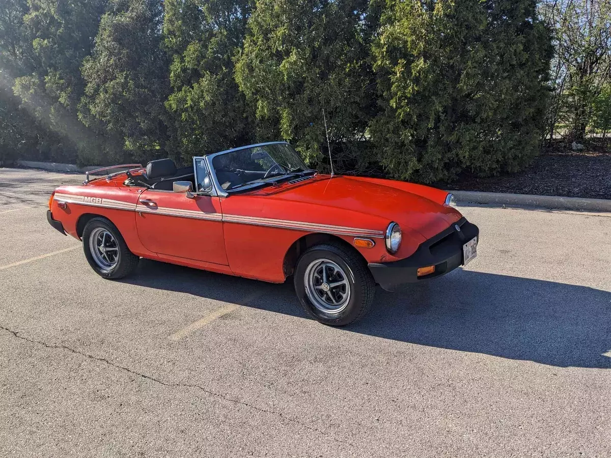1978 MG MGB Orange 1978 MG MGB