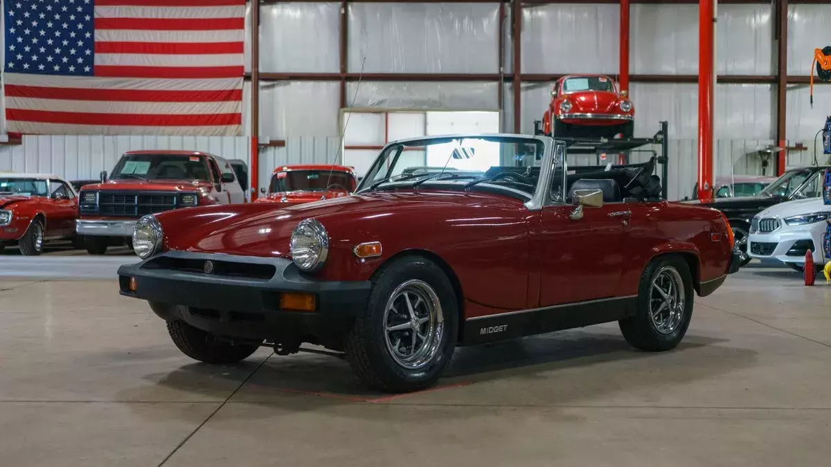 1978 MG Midget 86658 Miles Red Convertible 1.6L 4 Cylinder 4-Speed 1978 MG Midget