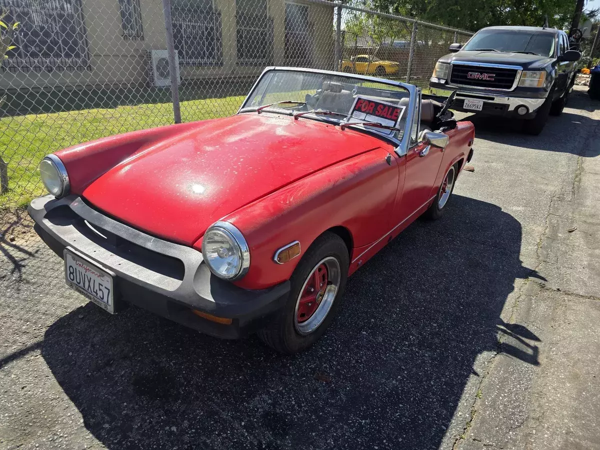 1978 MG Midget Convertible Red 1978 MG Midget