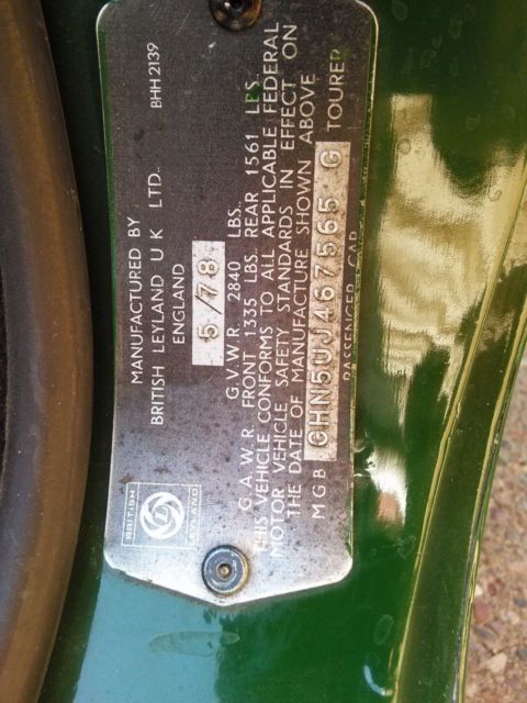 1978 MG MGB - photo 9
