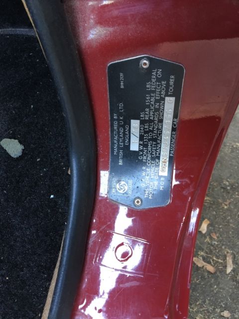 1978 MG MGB - photo 13