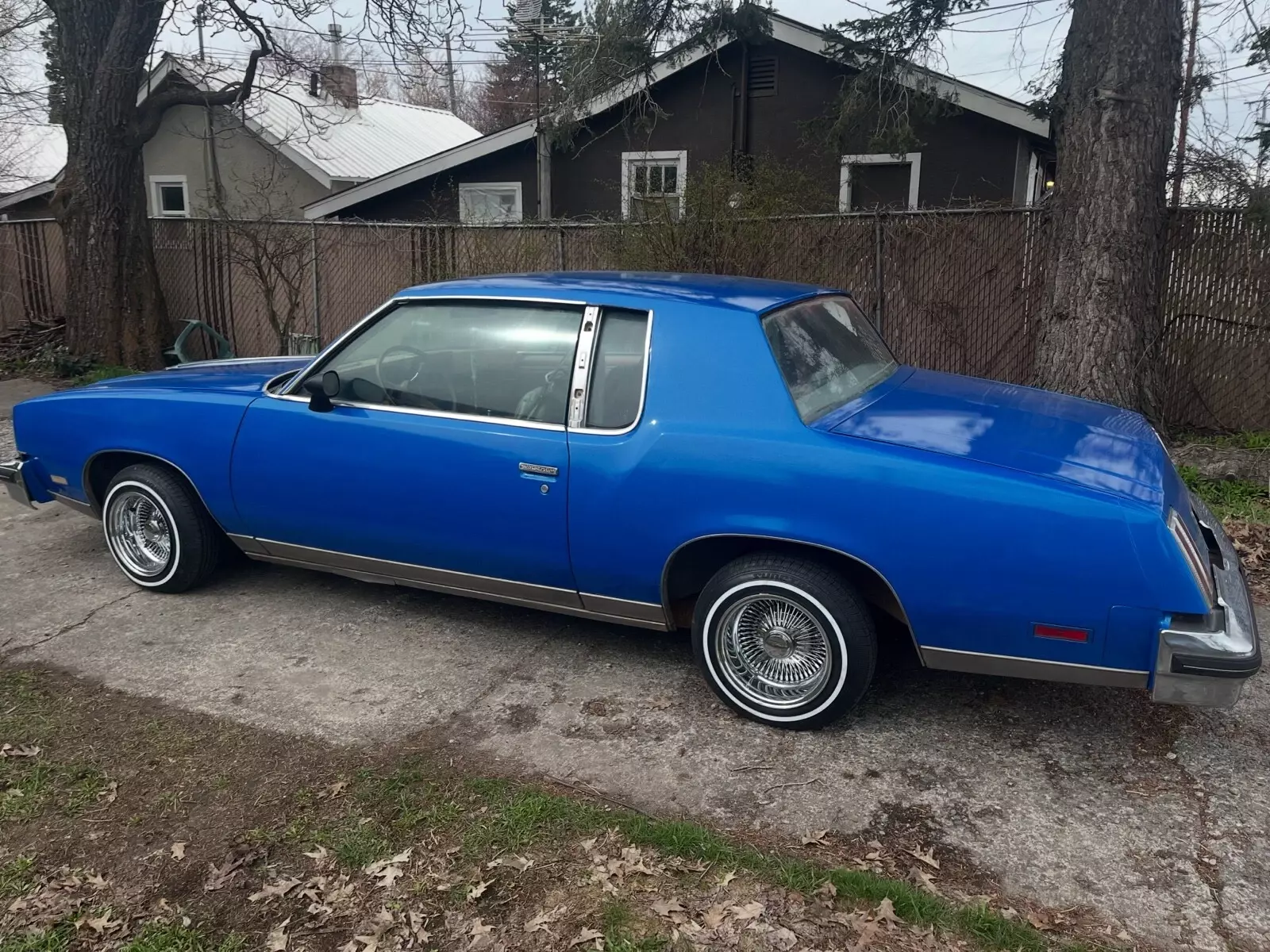 1978 Oldsmobile Cutlass Coupe Blue chrome 1978 Oldsmobile Cutlass chrome
