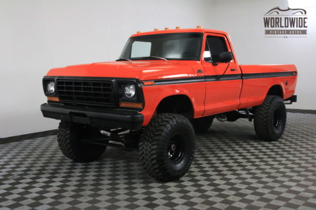 1978 Orange 4X4 RESTORED 351 V8 4 SPEED! 1978 Ford F150 4X4 RESTORED 351 V8 4 SPEED