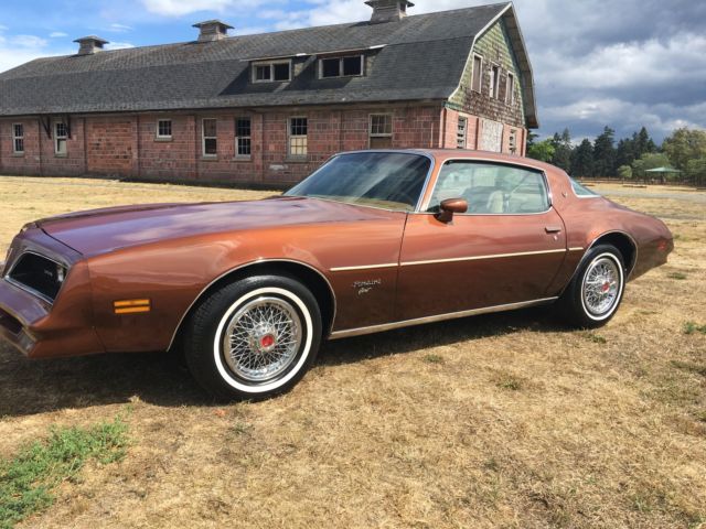 1978 Pontiac Firebird Esprit 7,000 Original Miles RUST FREE WORLDWIDE NO RESERVE 1978 Pontiac Firebird