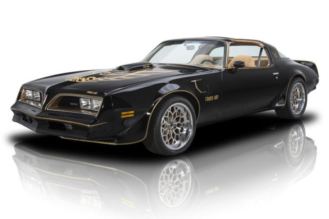 1978 Pontiac Firebird Trans Am 85898 Miles Starlight Black Hardtop 6.6 Liter V8 1978 Pontiac Firebird Trans Am