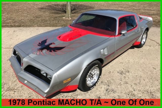 1978 Pontiac Firebird Trans Am MACHO TA Ultra Rare Trans Am History ONE of ONE 1978 Pontiac Trans Am Firebird Trans Am Macho TA