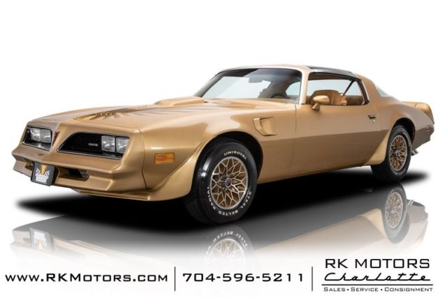1978 Pontiac Firebird Trans Am Solar Gold Hardtop 400 V8 3 Speed Automatic 1978 Pontiac Firebird Trans Am