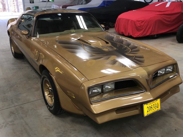 1978 Pontiac Gold Special Edition Trans Am Y88 W72 1978 Pontiac Trans Am Gold SE