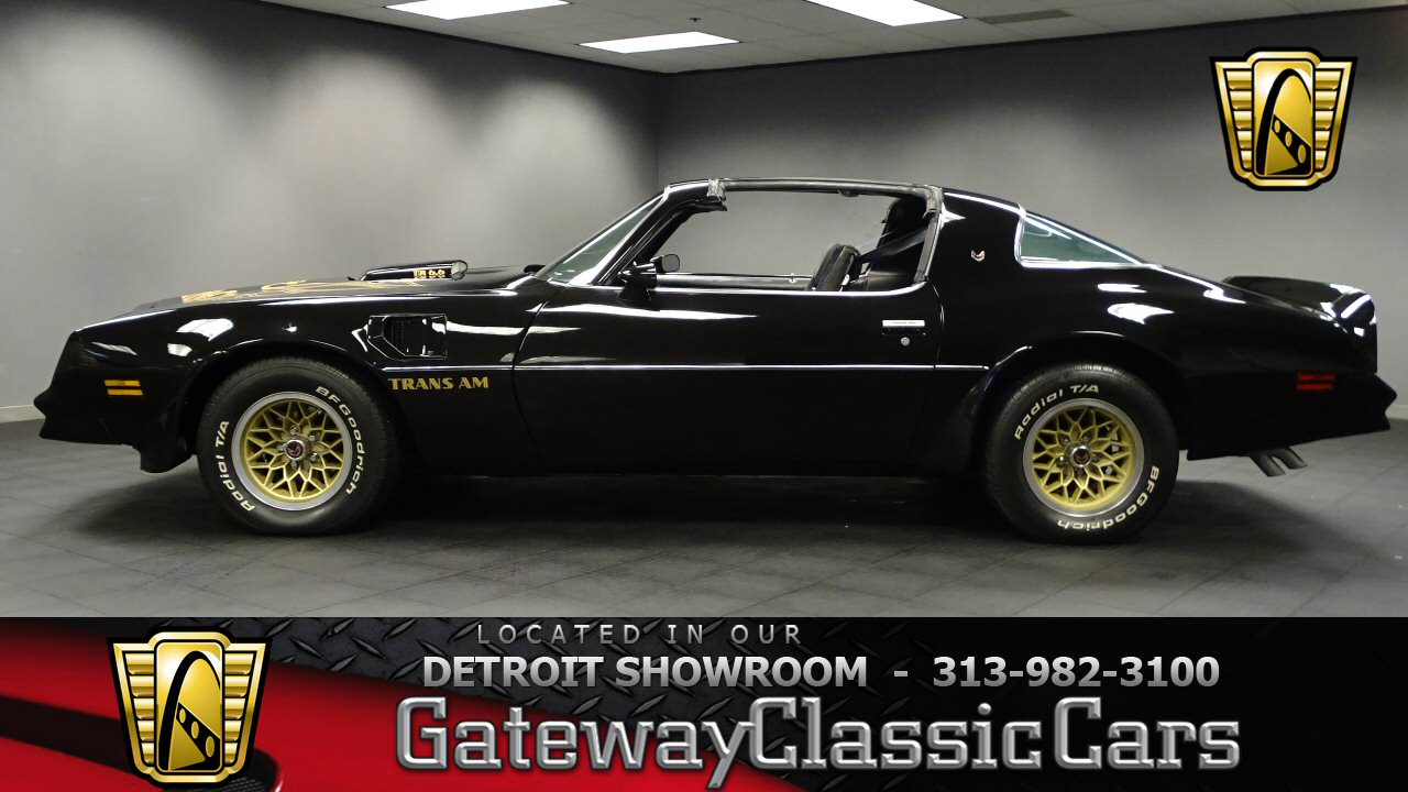 1978 Pontiac Trans Am 52933 Miles Black 2 Door T-Top 400 CID V8 3 Speed Automat 1978 Pontiac Trans Am