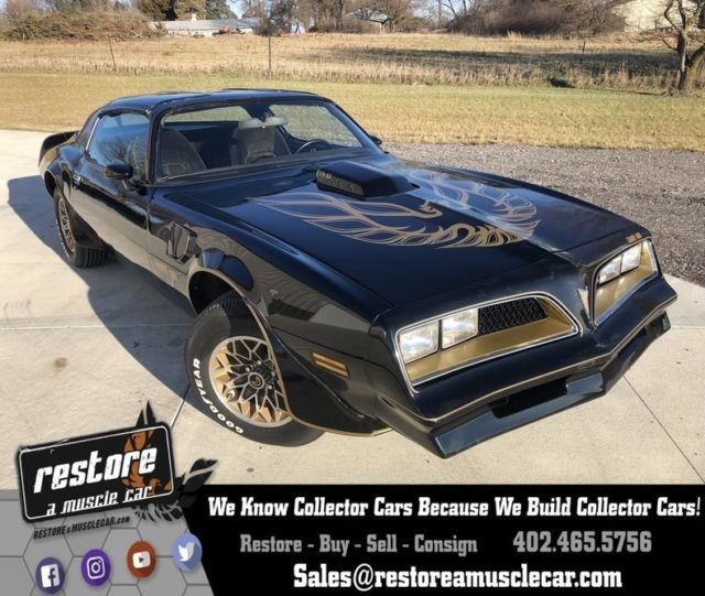 1978 Pontiac Trans Am 72991 Miles Starlight Black Coupe Pontiac 400, W72 - T/A 1978 Pontiac Trans Am --