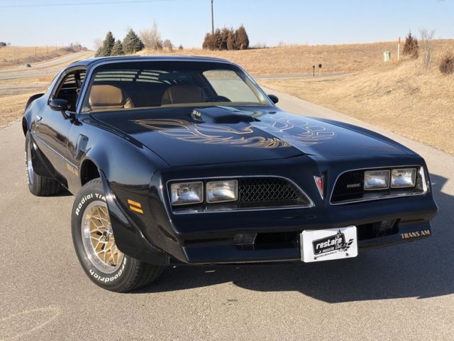 1978 Pontiac Trans Am 89991 Miles Starlight Black Coupe Pontiac 400, W72 - T/A 1978 Pontiac Trans Am --