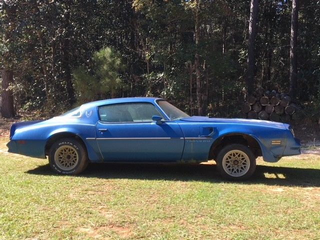 1978 Pontiac Trans Am Martinique Blue WS6 W72 400 4 speed Roller 1978 Pontiac Trans Am WS6 W72