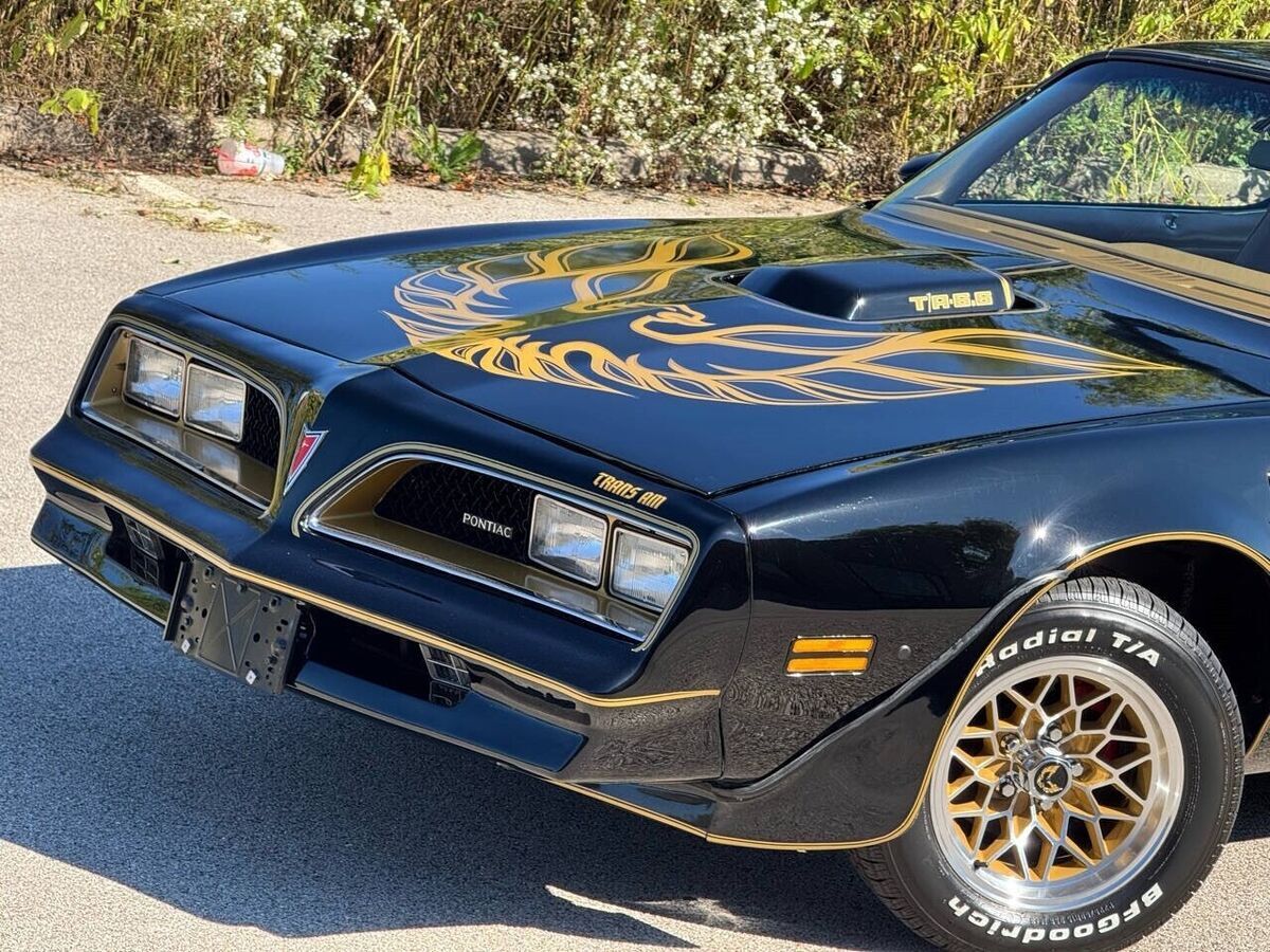 1978 Pontiac Trans Am REAL Z CODE 400CID AUTO FRESH PAINT BLACK GOLD - photo 8