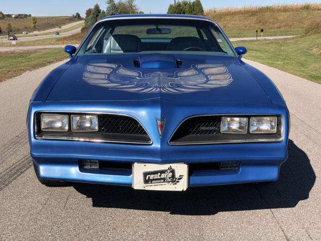 1978 Pontiac Trans Am WS6 - W72 T/A 6.6 - 400 - 4 Spd, Martinique Blue 1 - photo 3