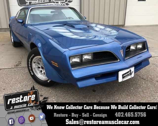 1978 Pontiac Trans AM, WS6 - W72 T/A 6.6 - 400 - 4 Spd, Martinique Blue - 1036 1978 Pontiac Trans Am WS6 - W72 T/A 6.6 - 400 - 4 Spd, Martinique Blue 2