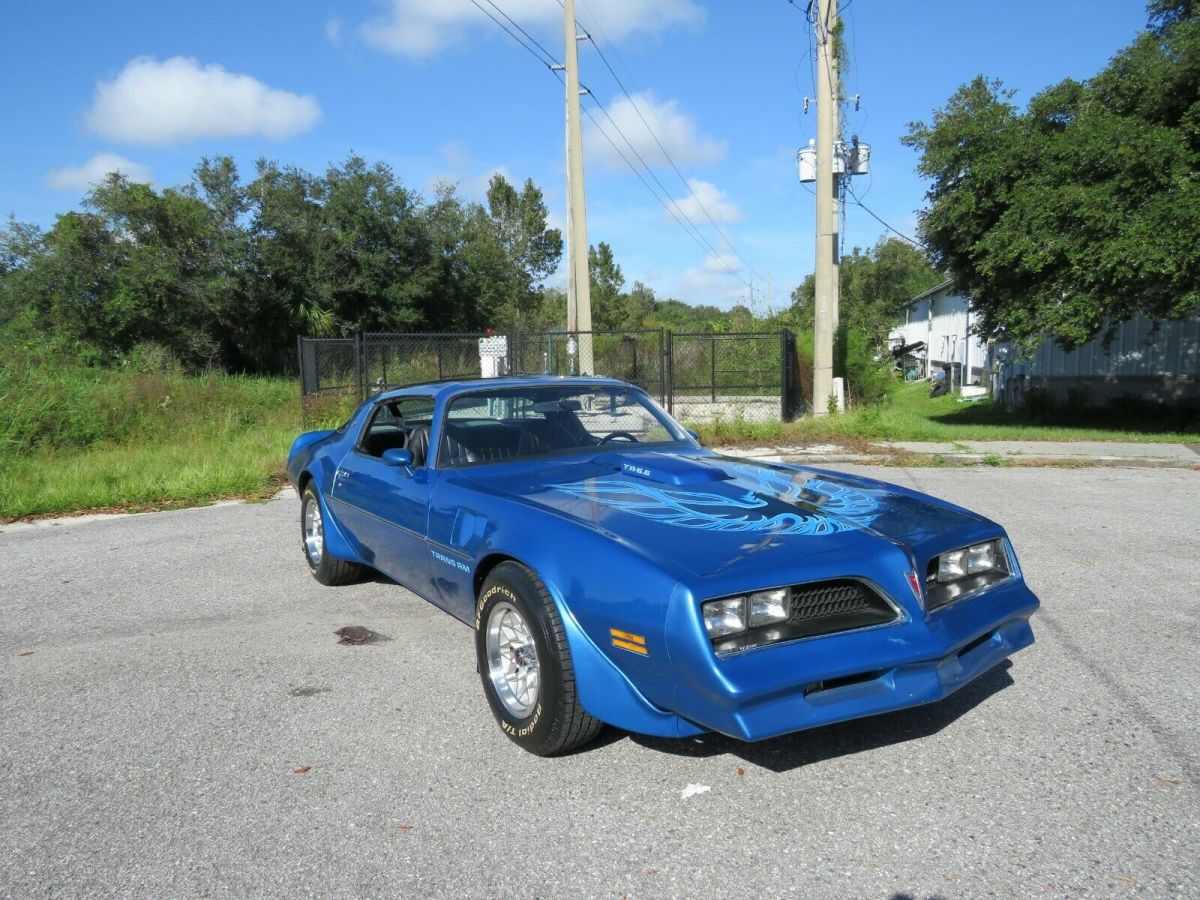 1978 Pontiac Trans Am,T-Tops, Auto, Martinique Blue, Black Int.48k Doc. Miles! 1978 Pontiac Trans Am