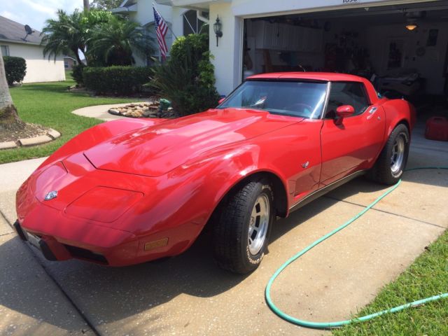 1978 Red 25th Aniversery Corvette, automatic 1978 Chevrolet Corvette