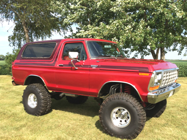 1978 Ford Bronco Red - photo 2