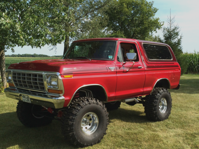 1978 Ford Bronco Red - photo 3