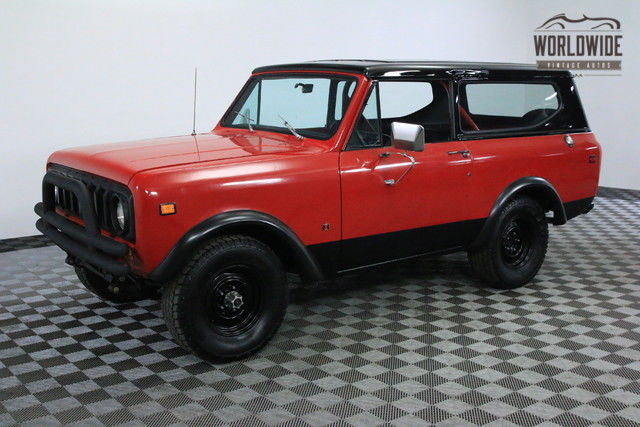 1978 Red RESTORED COLLECTOR GRADE 4X4 V8! 1978 International Harvester Scout RESTORED COLLECTOR GRADE 4X4 V8