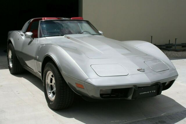 1978 Silver Anniversary Corvette Edition 33,000 Original Miles L-82 Red Leather 1978 Chevrolet Corvette Anniversary Edition