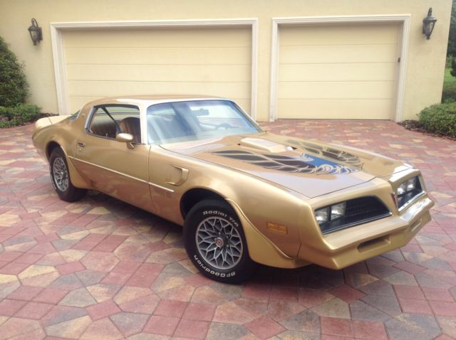 1978 Solar Gold Trans Am PHS documented and original owner documents 1978 Pontiac Trans Am