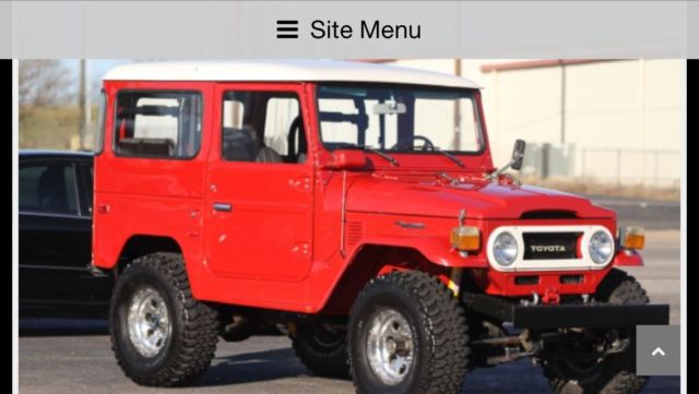 1978 TOYOTA FJ-40 LAND CRUISER 1978 Toyota Land Cruiser FJ-40
