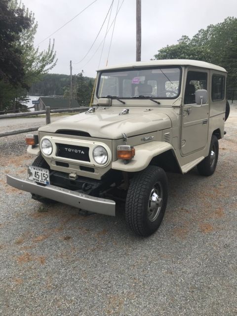 1978 Toyota FJ40 43000 Miles Tan 1978 Toyota FJ Cruiser --