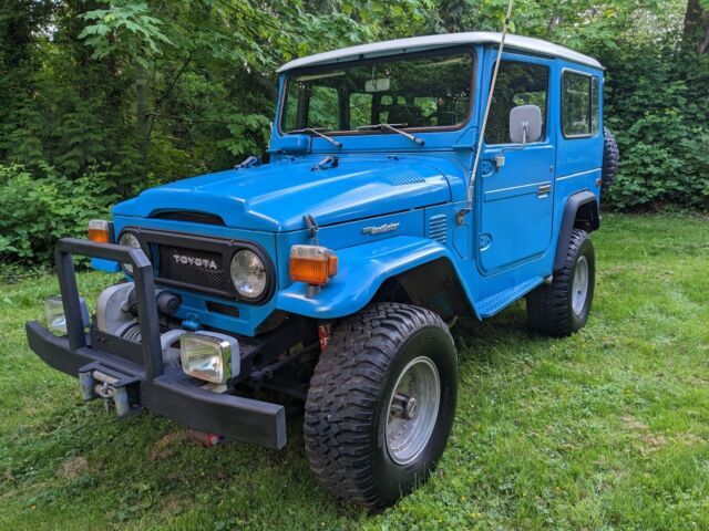 1978 Toyota Land Cruiser Blue 4WD Manual 1978 Toyota Land Cruiser
