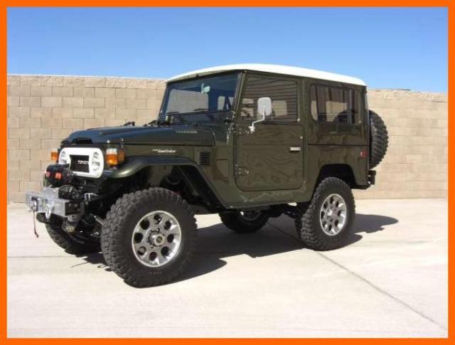 1978 Toyota Land Cruiser FJ40 4x4 Winch Rhino Lined Undercarriage A/C CALIFORNIA 1978 Toyota Land Cruiser FJ40 4x4