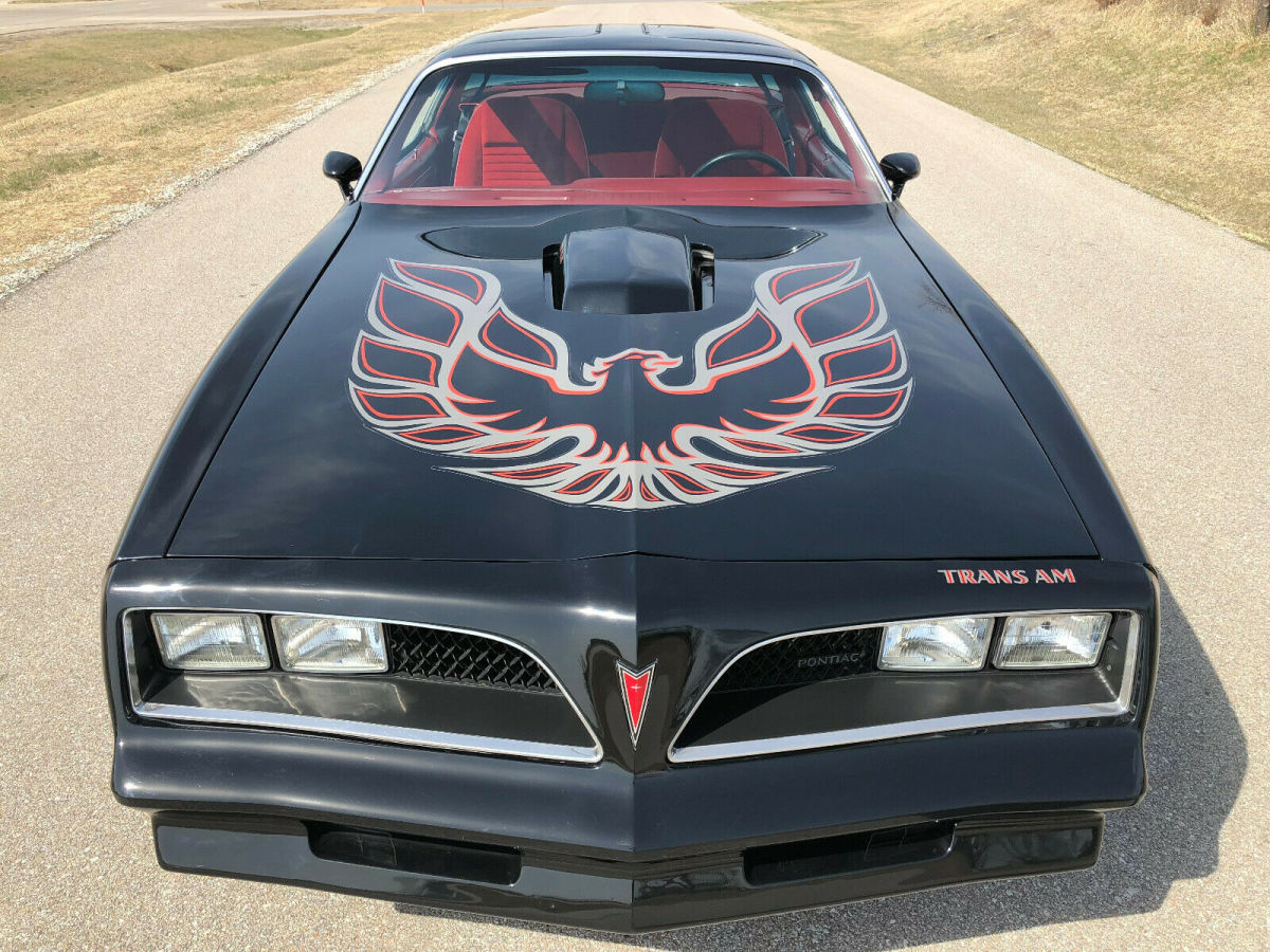 1978 Pontiac Trans Am 400ci, 4 Speed, Black, 17x9 Wheels, Fisher T-Tops - photo 9