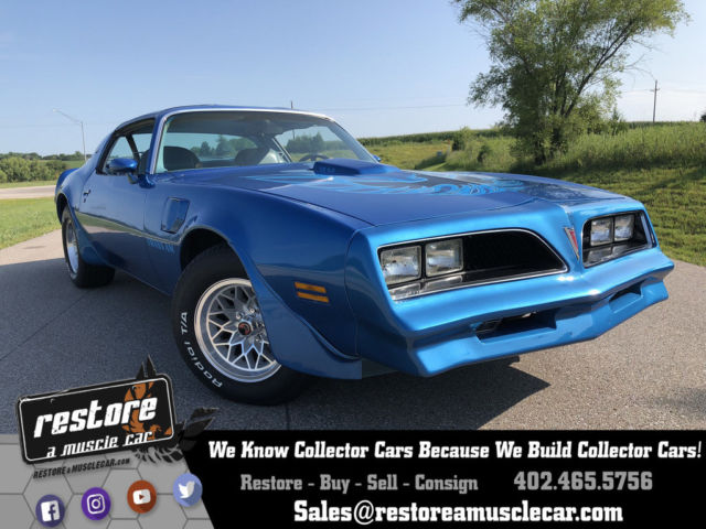 1978 Trans AM, Pontiac 6.6 - 400 V8, WS6, Martinique Blue, Only 73,854 miles 1978 Pontiac Trans Am - 6.6 - 400 V8, WS6, Martinique Blue, 74k miles