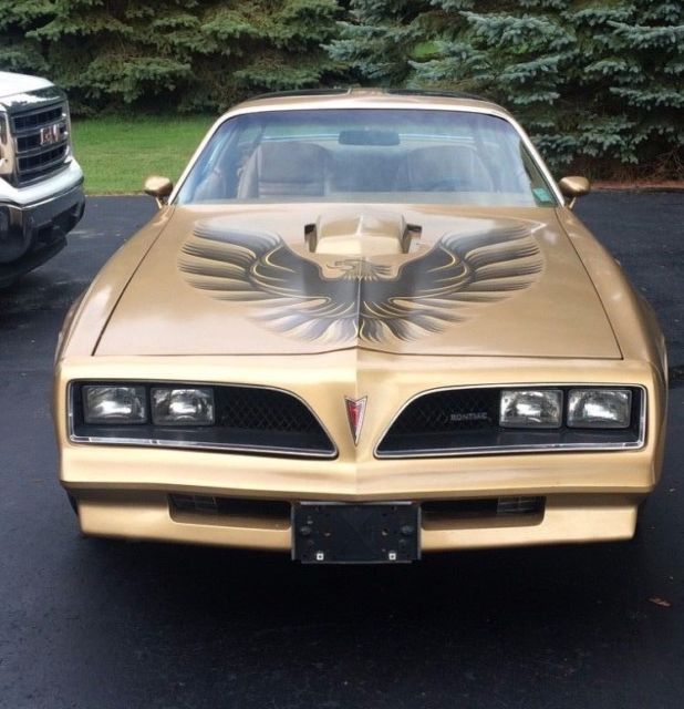 1978 Trans Am W72 Ws6 Solar Gold T-Tops number matching beauty - low miles 1978 Pontiac Trans Am