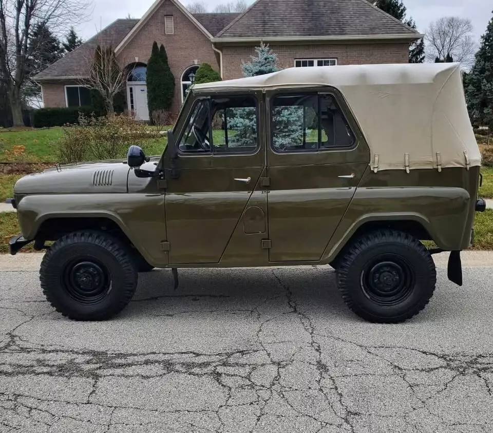 1978 Uaz 469 true Soviet military Original 97 miles, rarer than Bronco or Scout 1978 Willys Uaz 469