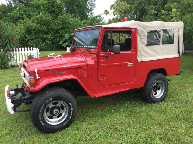 1978 Very Rare Toyota LandCruiser BJ43 Convertible. Formerly a Fire Dept truck. 1978 Toyota Land Cruiser BJ43 DIESEL