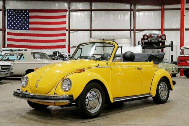 1978 Volkswagen Beetle 1666 Miles Yellow Convertible 4-Cylinder Manual 1978 Volkswagen Beetle - Classic --