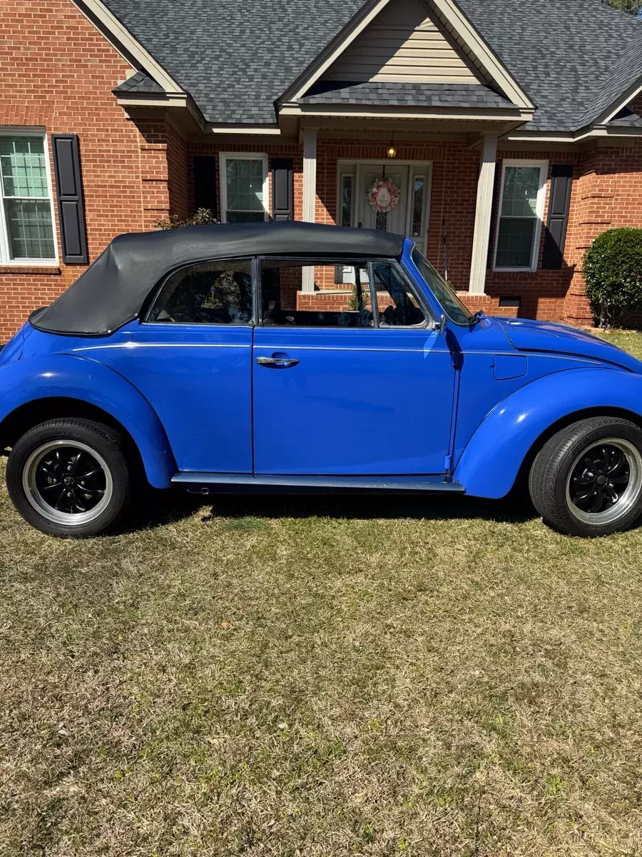 1978 Volkswagen Super Beetle Convertible Blue 1978 Volkswagen Super Beetle